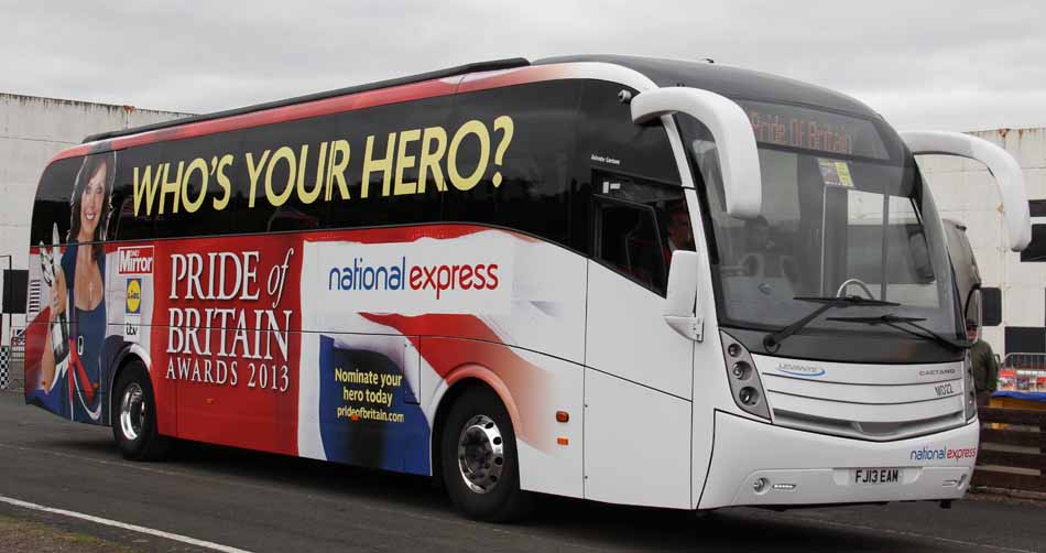 de Courcey Travel Volvo B9R National Express Caetano Levante MD22